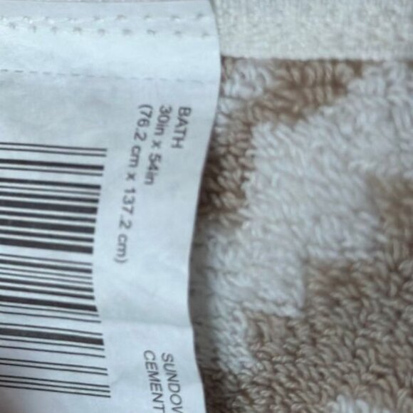 NWT Pendleton Sundown Cement Bath Towels Set of 2 - Picture 4 of 7